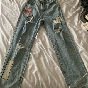 Patchwork Jeans-NWOT